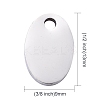 Tarnish Resistant 304 Stainless Steel Pendants STAS-I140-21B-S-3