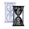 Valentine's Day Sandglass with Couple DIY Wall Decoration Statue Silicone Molds LS-SIL-F007-11-1