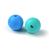 40Pcs 8 Colors Food Grade Eco-Friendly Silicone Focal Beads SIL-FS0001-20-2