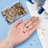400Pcs 4 Colors Zinc Alloy Lobster Claw Clasps FIND-SP0001-35-3