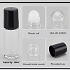 Transparent Glass Roller Ball Bottles AJEW-BC0007-35-4