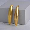 Banana Brass Stud Earrings for Women EJEW-G391-06G-1