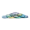 10 Rolls 10 Colors 6-Ply PET Polyester Metallic Thread OCOR-L046-03B-3