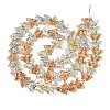 Electroplate Glass Beads Strands EGLA-N012-04L-2