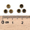 Brass Rhinestone Spacer Beads RB-A014-Z4mm-01AB-NF-3