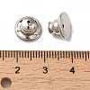 Rack Plating Brass Ear Nuts KK-G480-06P-3