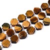 Natural Tiger Eye Beads Strands G-P534-A21-01-4