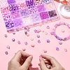 DIY Round Star Flower Acrylic Beads Bracelets Making Kits DIY-YW0009-95-6
