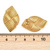 304 Stainless Steel Woven Stud Earrings EJEW-I320-08G-5