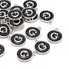 Platinum Plated Alloy Charms LS-ENAM-S118-02G-P-4