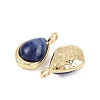 Natural Sodalite Teardrop Charms KK-B157-33C-G-2