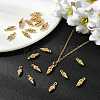 SHEGRACE Brass Shell Shape Charms XGR0171G-103G-5