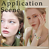 18Pcs 9 Style Light Gold Plated Alloy Enamel Pendants ENAM-SC0004-29-5
