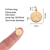 201 Stainless Steel Pet Charms STAS-CJ0001-97G-2