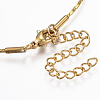 304 Stainless Steel Boston Link Chain Bracelets BJEW-K172-26G-3