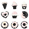 90Pcs 9 Styles Resin Cabochons RESI-CJ0004-26-1