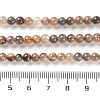 Natural Black Sunstone Beads Strands G-U009-A01-01-5