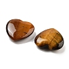 Heart Natural Tiger Eye Worry Stone G-C134-06A-13-2