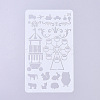 Plastic Reusable Drawing Painting Stencils Templates DIY-G027-G24-1