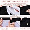 60Pcs 3 Colors Dollar Sign Computerized Embroidery Cloth Self Adhesive Patches PATC-FH0001-30-5