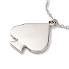 Sublimation Blank Aluminum Pendant Necklace LS-NJEW-E020-02P-01-4