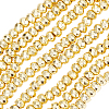 2 Strands Electroplate Non-magnetic Synthetic Hematite Beads Strands G-BBC0001-28-1