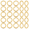 50Pcs Tibetan Style Brass Link Rings KK-PH0004-06-1