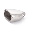 Tarnish Resistant 304 Stainless Steel Cord Ends LS-STAS-K220-01C-P-2