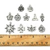 66Pcs 11 Styles Tibetan Style Alloy Pendants FIND-FS0002-22-5