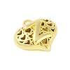 Hollow Brass Pendants for Valentine's Day KK-M289-03Z-G-2
