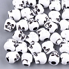 Craft Style Acrylic Beads X-MACR-T023-13-1