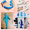 600Pcs 6 Colors Opaque & Tansparent Acrylic European Beads MACR-SC0002-02E-6