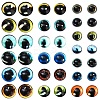 60Pcs 3 Styles Craft Glass Doll Eyes DOLL-YW0001-01-1