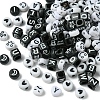 200Pcs Mixed Style and Shapes Acrylic Beads OACR-FS0001-68B-3