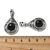 Synthetic Blue Goldstone Pendants G-Q158-05P-20-3