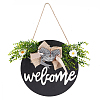 Wooden Ornaments HJEW-WH0006-43-1