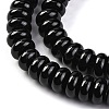 Natural Black Agate(Dyed & Heated) Beads Strands G-G177-F01-02-4