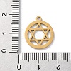 304 Stainless Steel Pendants STAS-S149-10G-3