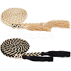 6Pcs 2 Colors Nylon Cotton Braided Chain Belt AJEW-CP0008-17-1