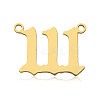 Ion Plating(IP) 201 Stainless Steel Pendants STAS-N090-LA866-1LG-2