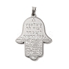 Non-Tarnish 304 Stainless Steel Pendants STAS-Z069-02P-1