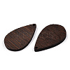 Natural Wenge Wood Pendants WOOD-T023-28B-01-3