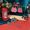 DIY Christmas Themed Earring Making Kits DIY-SC0014-35P-4