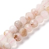 Natural Cherry Blossom Agate Beads Strands G-K380-A43-01-2