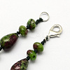 Fashionable Gemstone Beaded Necklaces NJEW-R210-01-2