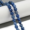 Dyed & Heated Natural Blue Aventurine Beads Strands G-E571-A10-02-2