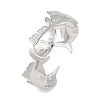 304 Stainless Steel Cuff Bangles for Women LS-BJEW-P372-01P-2