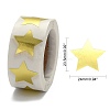 Metallic Foil Star Shape Paper Sticker Labels LS-DIY-E023-03-2
