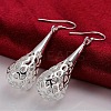 Hollow Teardrop Alloy Dangle Earrings FS-WGBABE9-01-3