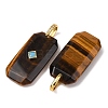 Natural Tiger Eye Pendants GG-CBA51ED-05G-05-3